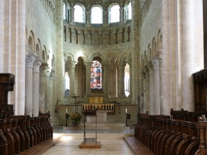 Fleury Abbey (Saint-Benoît-sur-Loire)::Filming on site and surroundings.