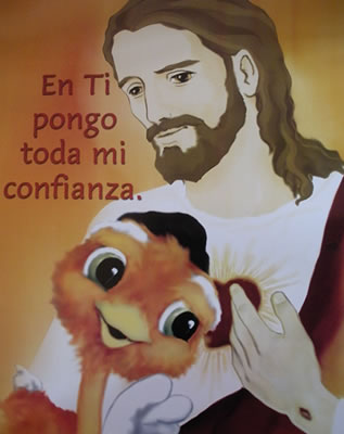 Teo con Jesús